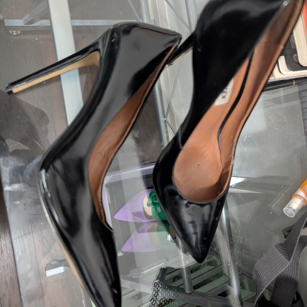 Steve Madden Patent Black Women's Heels